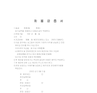 차용금증서 (1)